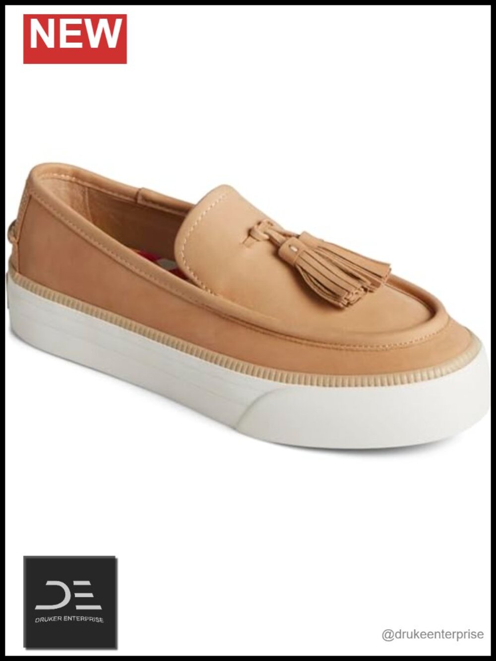Sperry Women's Sea Sailor Platform Leather Loafer Sandal
